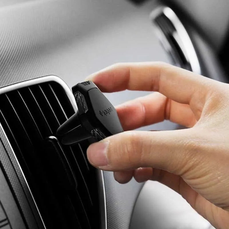 Spigen magnetinis automobilinis laikiklis QS11 - Automobilinis laikiklis (juodas)