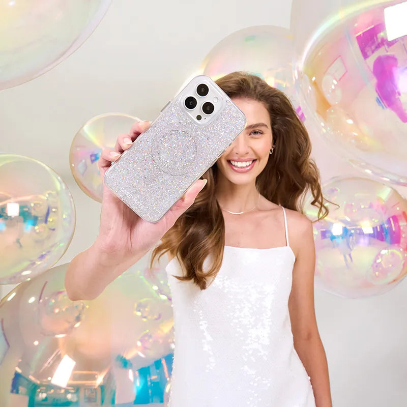 Case-Mate Twinkle MagSafe – dėklas, skirtas iPhone 16 Pro (Disco)