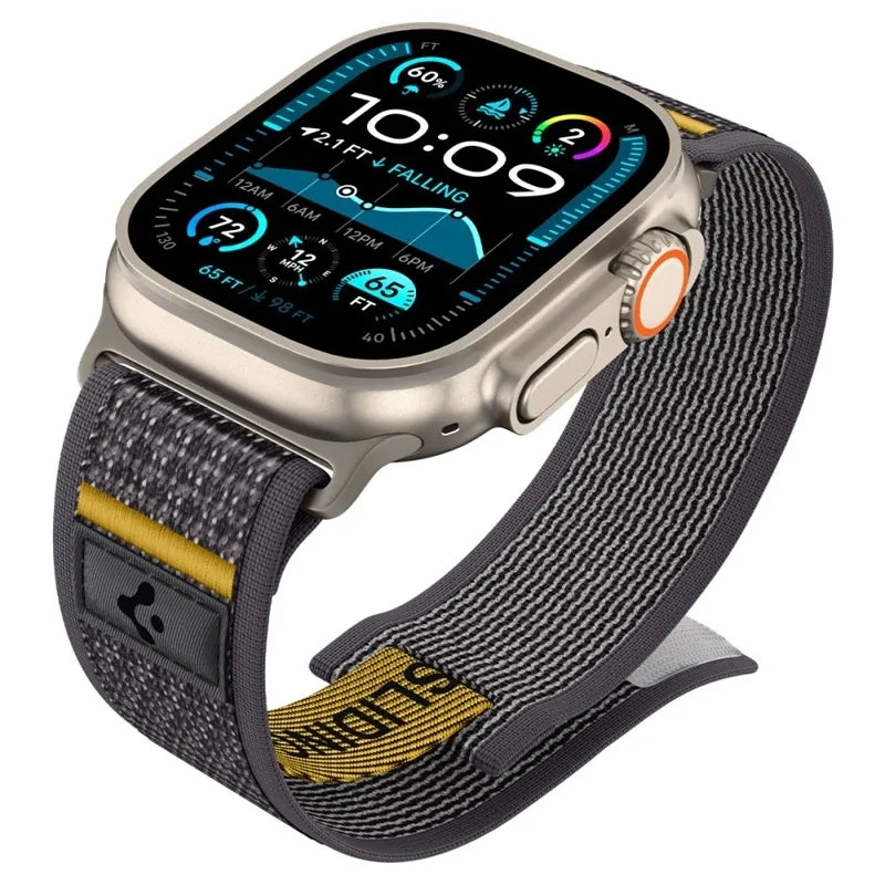 Spigen Athlex Air – dirželis Apple Watch 44/45/46/49 mm (Active Gray)