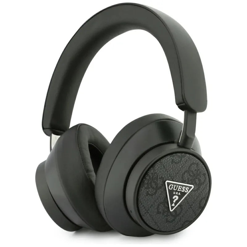 Guess 4G Triangle Logo – Belaidės ausinės Bluetooth V5.4 ENC (Juodos)