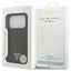 Guess Silicone Triangle Logo MagSafe dėklas iPhone 17 Pro (chaki spalvos)