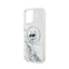 Karl Lagerfeld Liquid Glitter Choupette Head MagSafe – iPhone 12 / iPhone 12 Pro dėklas (skaidrus)