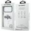 Karl Lagerfeld IML Karl Sketch Logo MagSafe – dėklas iPhone 17 Pro Max (skaidrus)