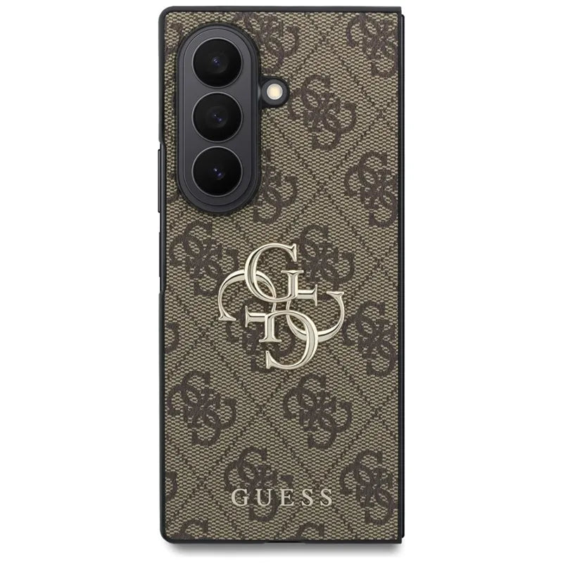 Guess Big 4G Logo – Samsung Galaxy Z Fold 8 Ultra dėklas (rudas)