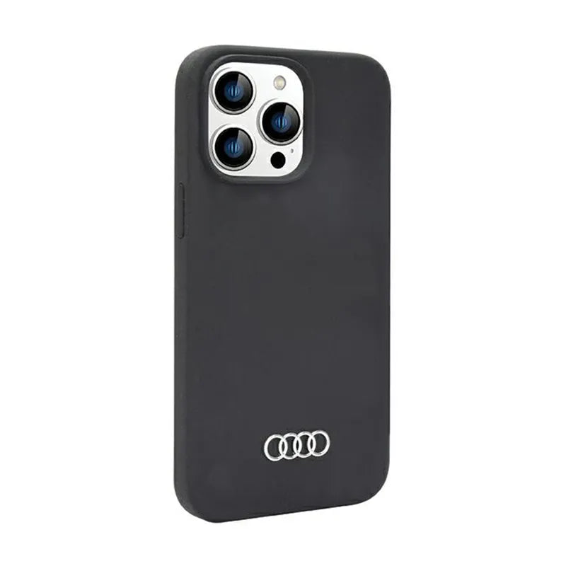 Audi Silicone Case - Dėklas iPhone 14 Pro (juodas)