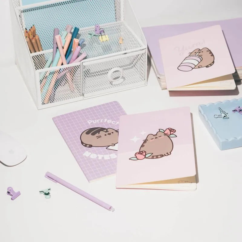 Pusheen – A5 formato užrašinių rinkinys iš „Moments“ kolekcijos, 3 vnt.