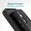 Speck Presidio2 Grip - dėklas Samsung Galaxy S23 FE (juodas/juodas/baltas)