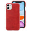 „Crong Neat Cover“ – „iPhone 11 Pro“ dėklas su kišenėlėmis (raudonas)