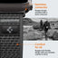 Spigen Athlex Air 2 – Apple Watch dirželis 44/45/46/49 mm (Active Black / Gray)