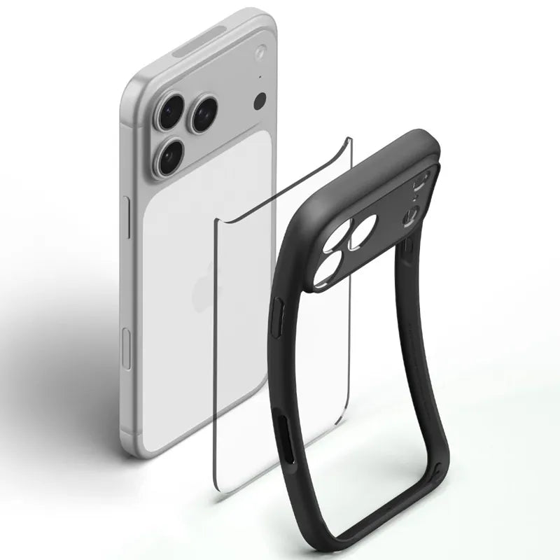 Spigen Ultra Hybrid – dėklas, skirtas iPhone 18 Pro / 17 Pro (matinė juoda spalva)