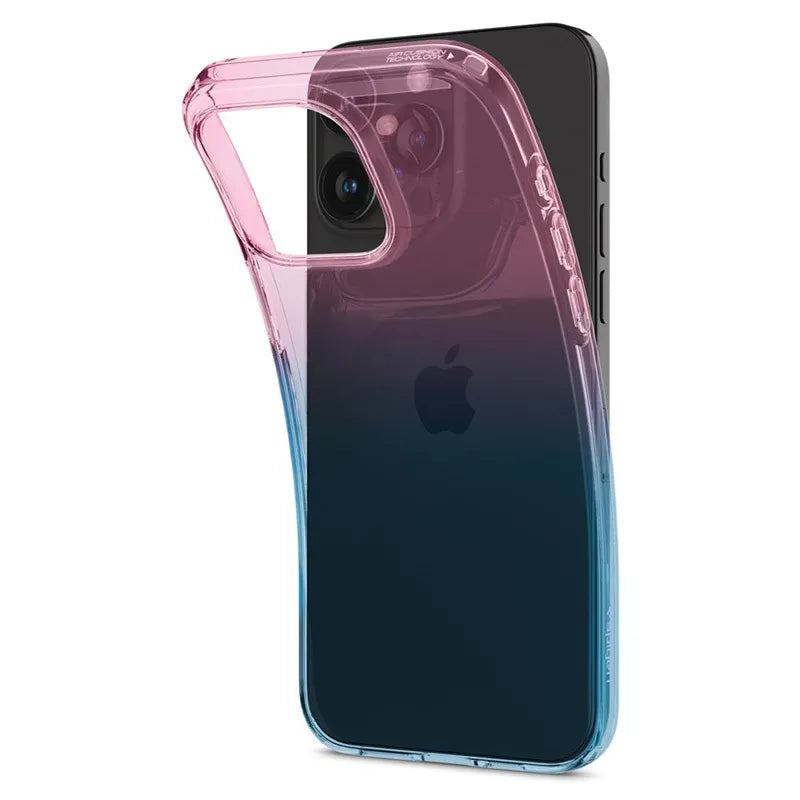 Spigen Liquid Crystal Glitter – dėklas iPhone 15 Pro (Gradation Pink)
