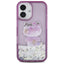 Hello Kitty Liquid Glitter 50TH Anniversary Party – dėklas, skirtas iPhone 16 (violetinis)
