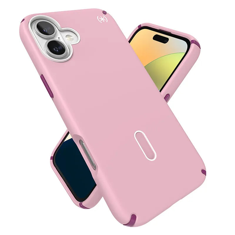 Speck Presidio2 Pro ClickLock & MagSafe – iPhone 16 Plus dėklas (Wednesday Pink / Boysenberry Purple / White)