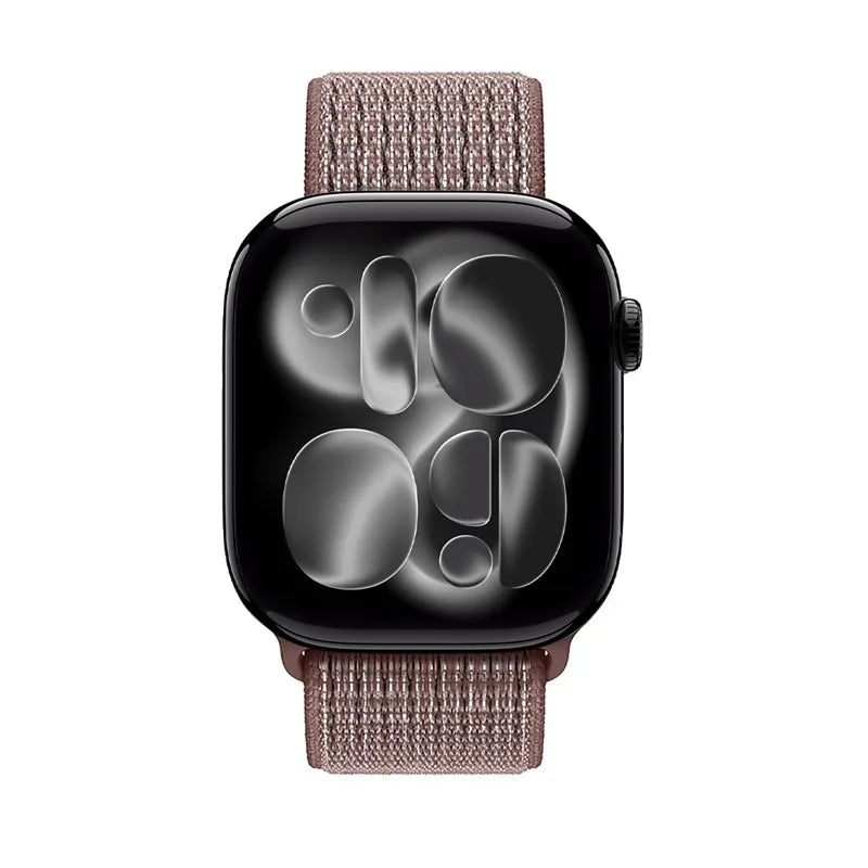 Crong Nylon – Sportinė apyrankė „Apple Watch“ 38/40/41/42 mm (Smokey Mauve)
