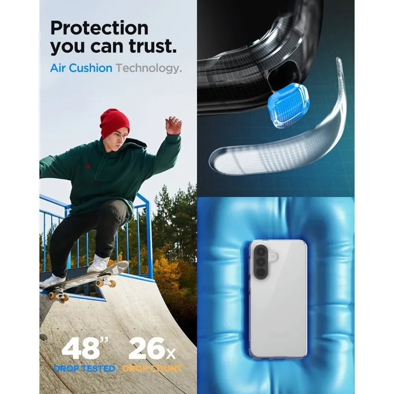 Spigen Liquid Crystal – dėklas, skirtas Samsung Galaxy A57 5G (skaidrus)