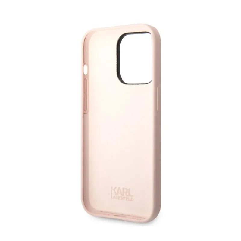 Karl Lagerfeld Silicone NFT Choupette - Dėklas iPhone 14 Pro Max (Rožinis)