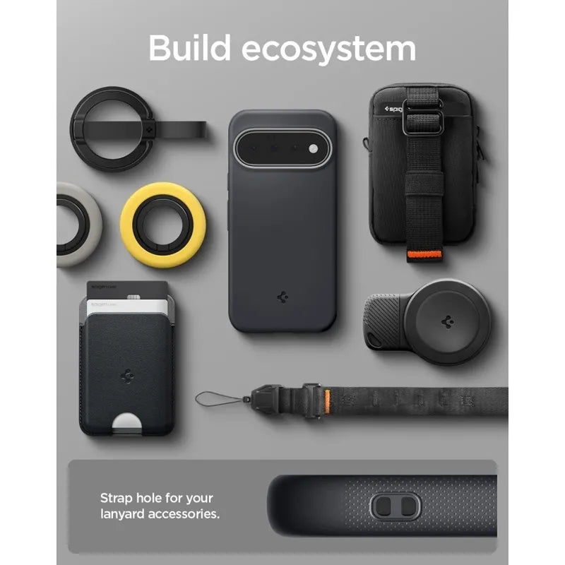 Spigen Nano Pop Mag MagSafe – dėklas, skirtas Google Pixel 11 (Black Sesame)