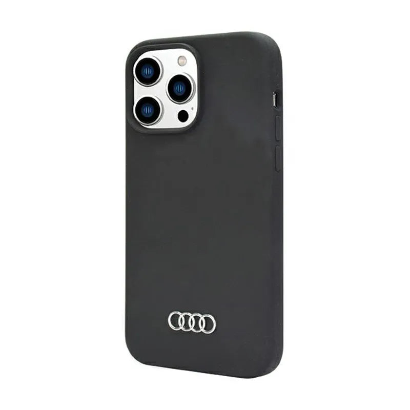 Audi Silicone Case - Dėklas iPhone 14 Pro (juodas)