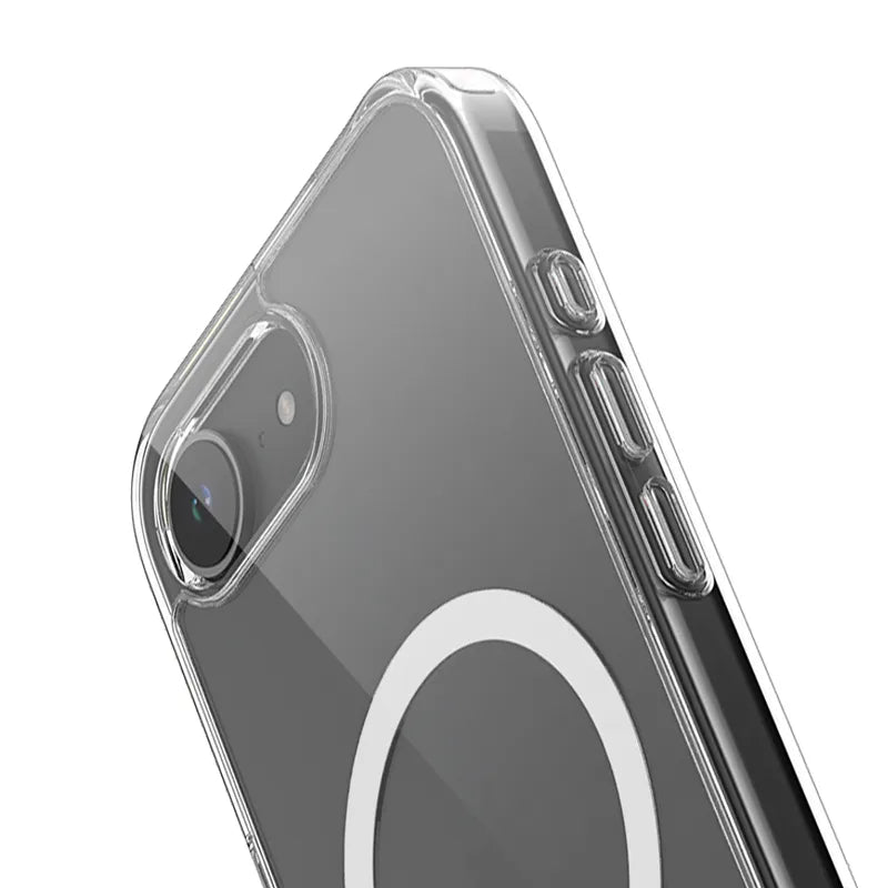 Crong Clear MAG Cover – „MagSafe“ dėklas, skirtas „iPhone 17e“ / „16e“ (skaidrus)