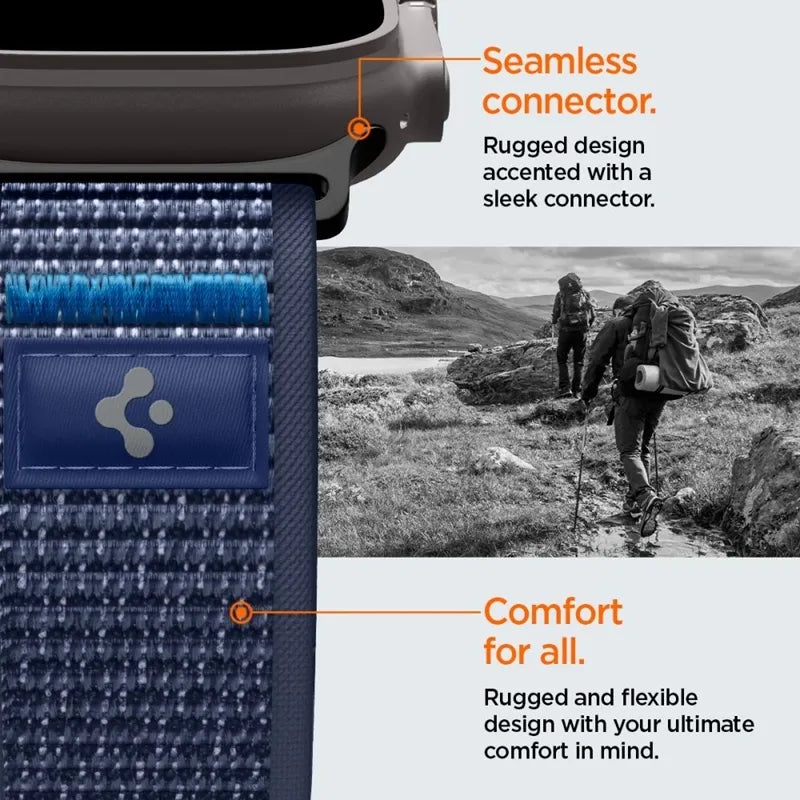 Spigen Athlex Air 2 – Apple Watch apyrankė 44/45/46/49 mm (Active Navy Blue)