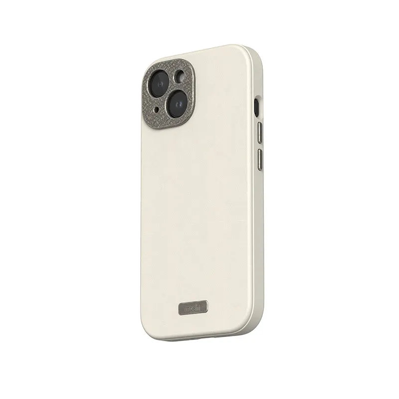 Moshi Napa MagSafe – odinis dėklas iPhone 15 (Eggnog White)