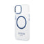 Guess Metal Outline MagSafe – dėklas iPhone 14 Plus (skaidrus)