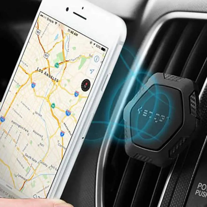 Spigen magnetinis automobilinis laikiklis QS11 - Automobilinis laikiklis (juodas)