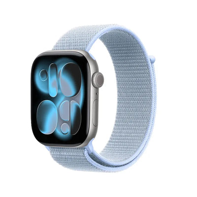 Crong Nylon – sportinė apyrankė, skirta Apple Watch 38/40/41/42 mm (Cool Blue)