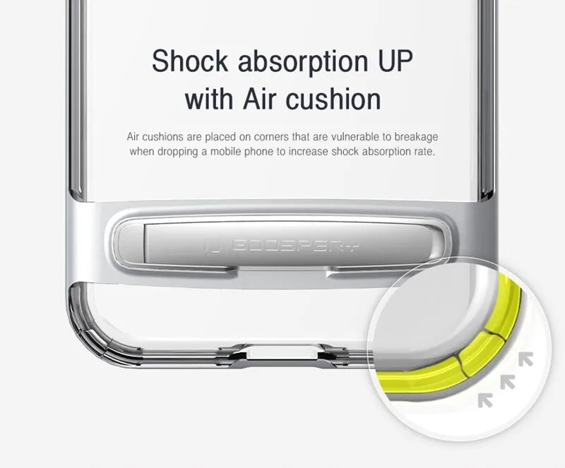 Mercury Dream Bumper – Dėklas Samsung Galaxy S9 su metaliniu stovu (auksinis)