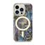 Guess Leopard MagSafe – dėklas iPhone 14 Pro (mėlynas)