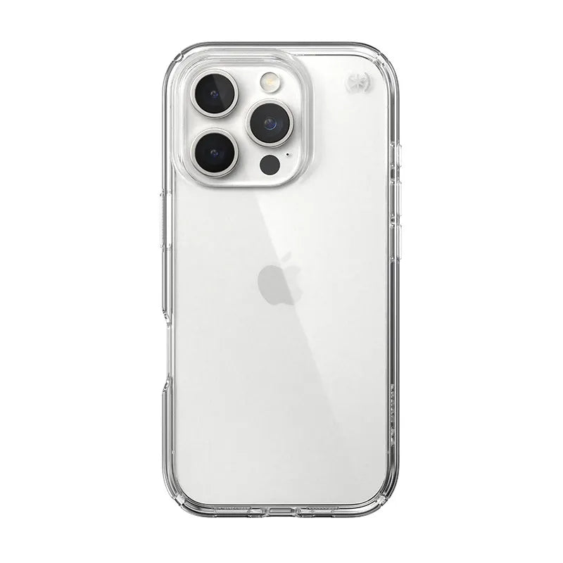 „Speck Presidio Perfect-Clear“ – „iPhone 16 Pro“ dėklas (skaidrus)