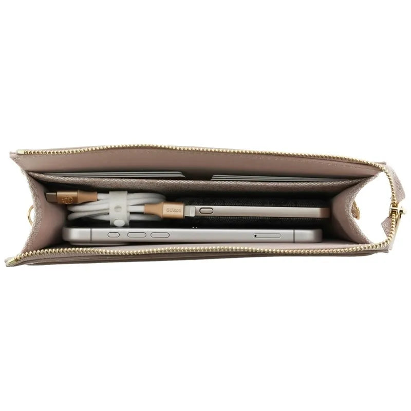 Guess Phone Pouch 4G Big Logo – delninukė telefonui (rožinė)