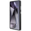 Karl Lagerfeld Saffiano Full Wrapped Elongated Metal Logo MagSafe dėklas Samsung Galaxy S25 Ultra telefonui (juodas)