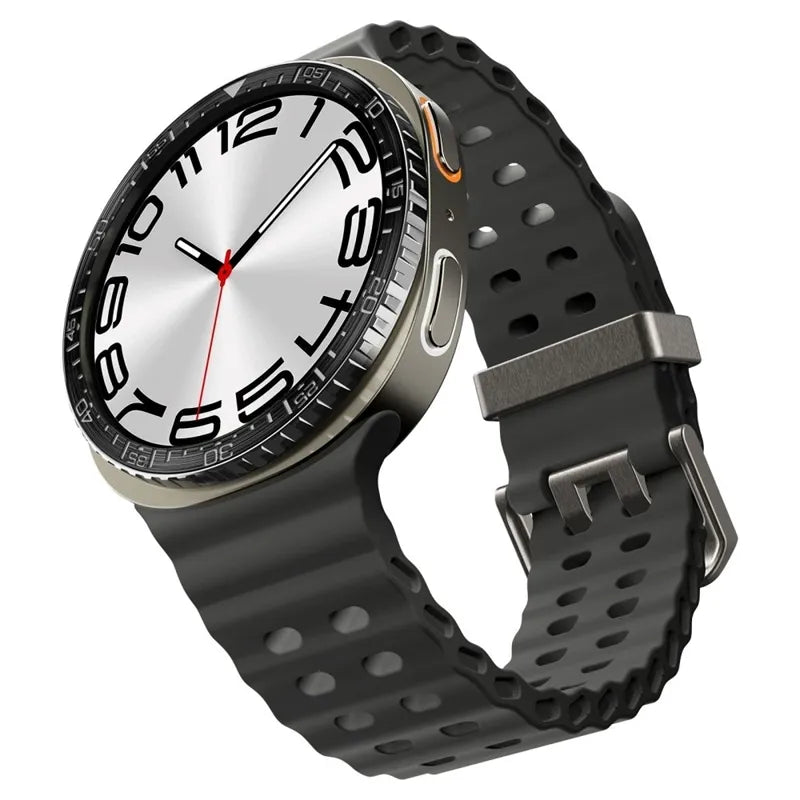 Spigen Bezel Tune Diver – Apsauginis korpusas / rėmelis Samsung Galaxy Watch 8 44 mm (grafito spalvos)