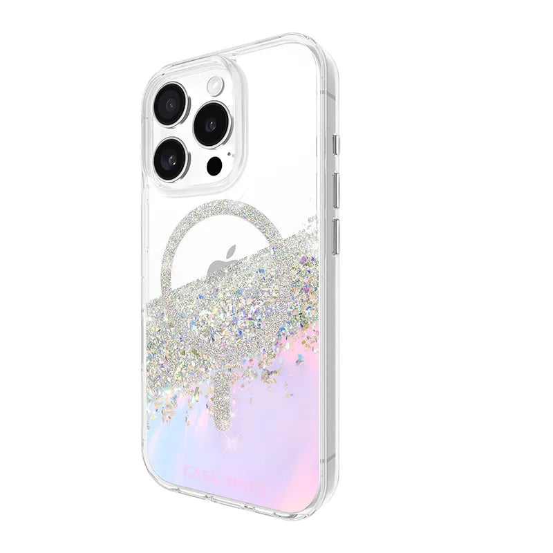 Case-Mate Karat MagSafe – dėklas iPhone 16 Pro (holografinis „Soap Bubble“)