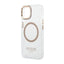 Guess Metal Outline MagSafe - Dėklas iPhone 14 Plus (Skaidrus)