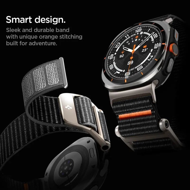Spigen DuraPro Flex – dirželis Samsung Galaxy Watch Ultra 47 mm (2025/2024) (juodas)