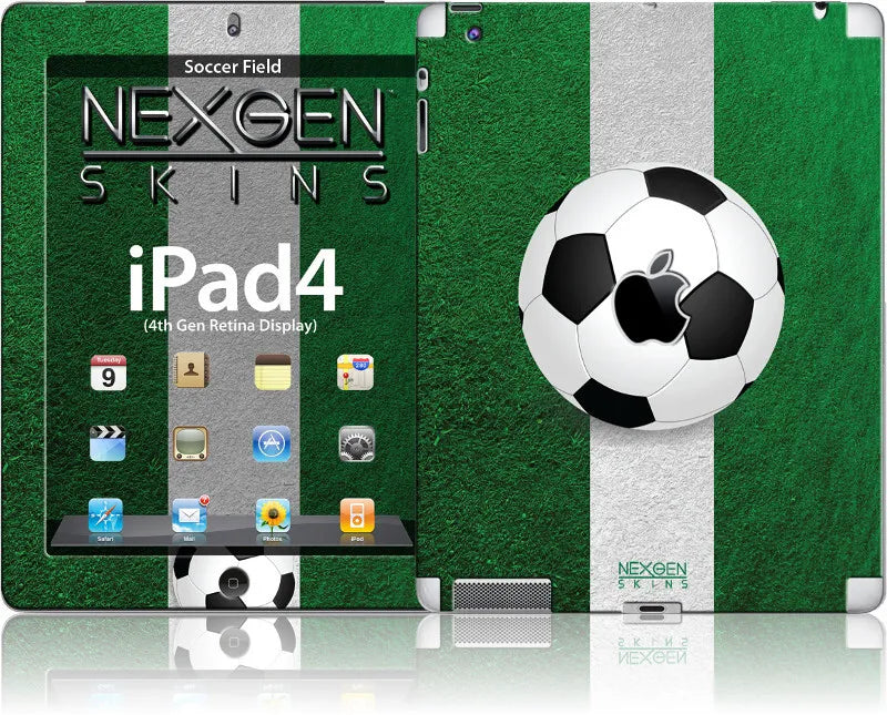 Nexgen lipdukai su 3D efektu iPad 2/3/4 (Futbolo aikštė 3D)