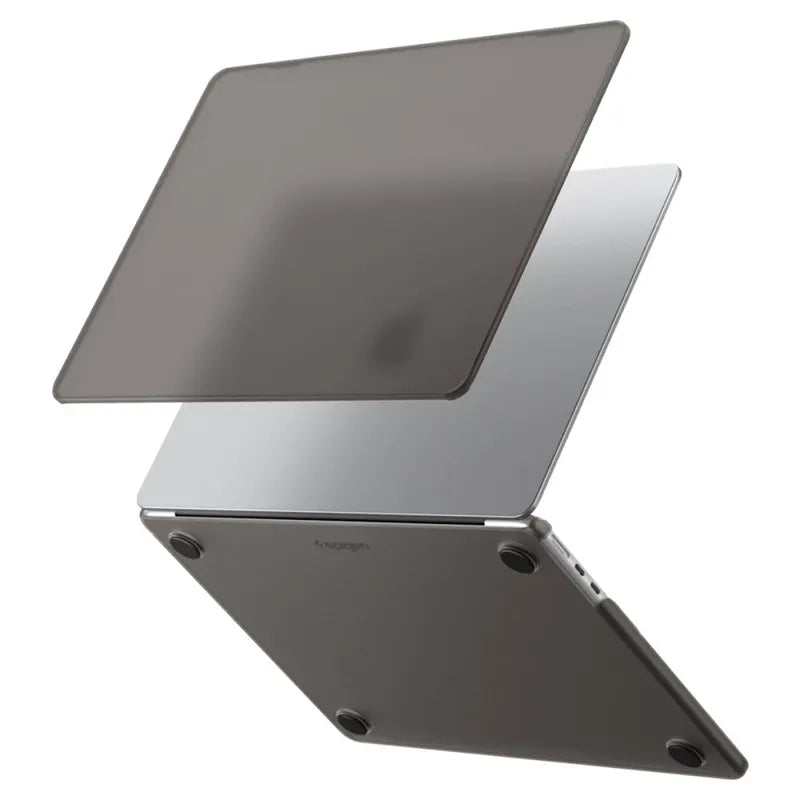 Spigen AirSkin – MacBook Air dėklas 13,6" (M5/M4/M3/M2/2026-2022) (Frost Black)