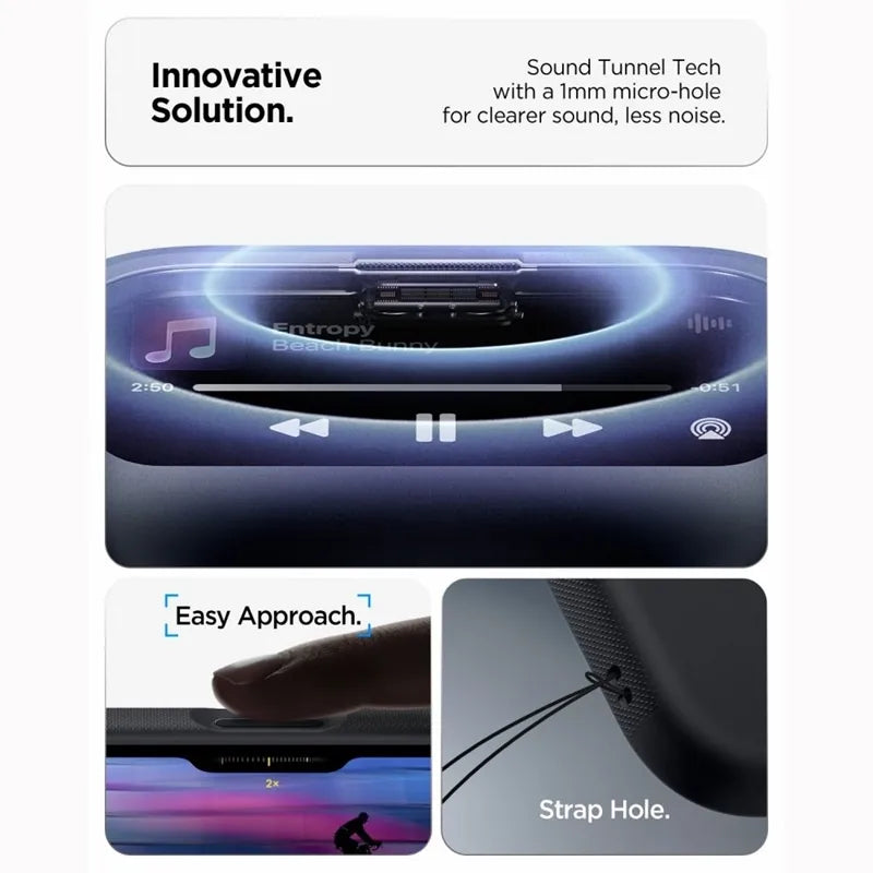 Spigen Nano Pop Mag MagSafe – dėklas, skirtas iPhone 18 Pro Max / 17 Pro Max (Black Sesame)
