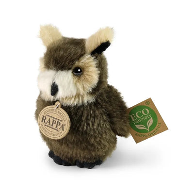 Rappa – Pliušinis tikroviškas pelėdos žaislas 13 cm, Eco-Friendly