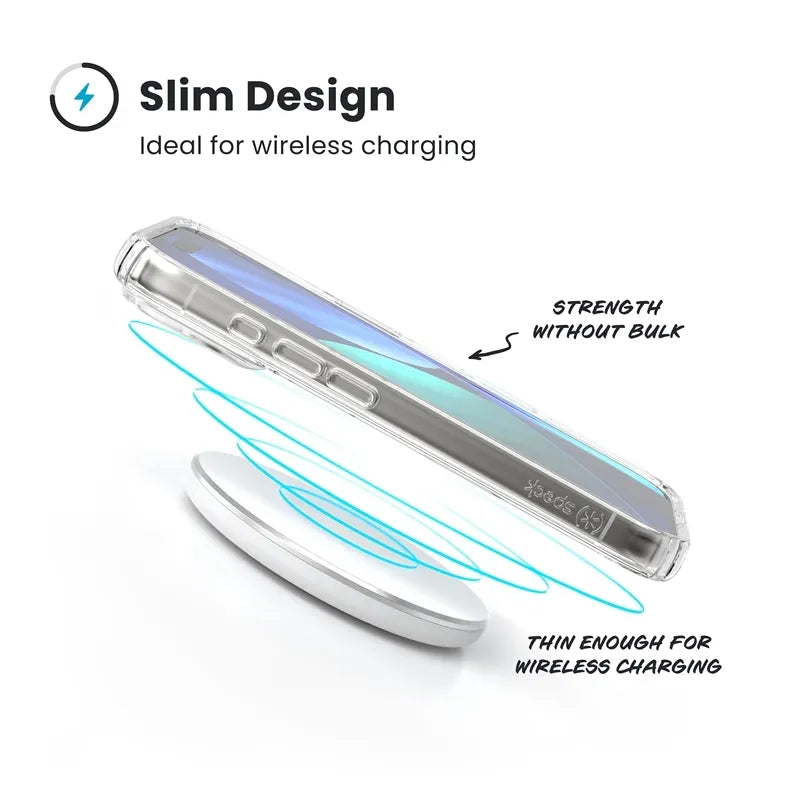 Speck Presidio Perfect-Clear – dėklas iPhone 17 Pro (skaidrus)