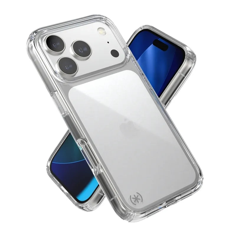 Speck Presidio Perfect-Clear – dėklas iPhone 17 Pro (skaidrus)