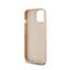 DKNY Leather Mono Stripe & Metal Logo – dėklas iPhone 15 Plus / 14 Plus (rožinis)