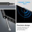 Spigen Liquid Air – dėklas Samsung Galaxy S23 Ultra (matinė juoda)