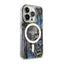 Guess Leopard MagSafe – dėklas iPhone 14 Pro (mėlynas)
