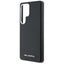 Karl Lagerfeld Saffiano Full Wrapped Elongated Metal Logo MagSafe dėklas Samsung Galaxy S25 Ultra telefonui (juodas)