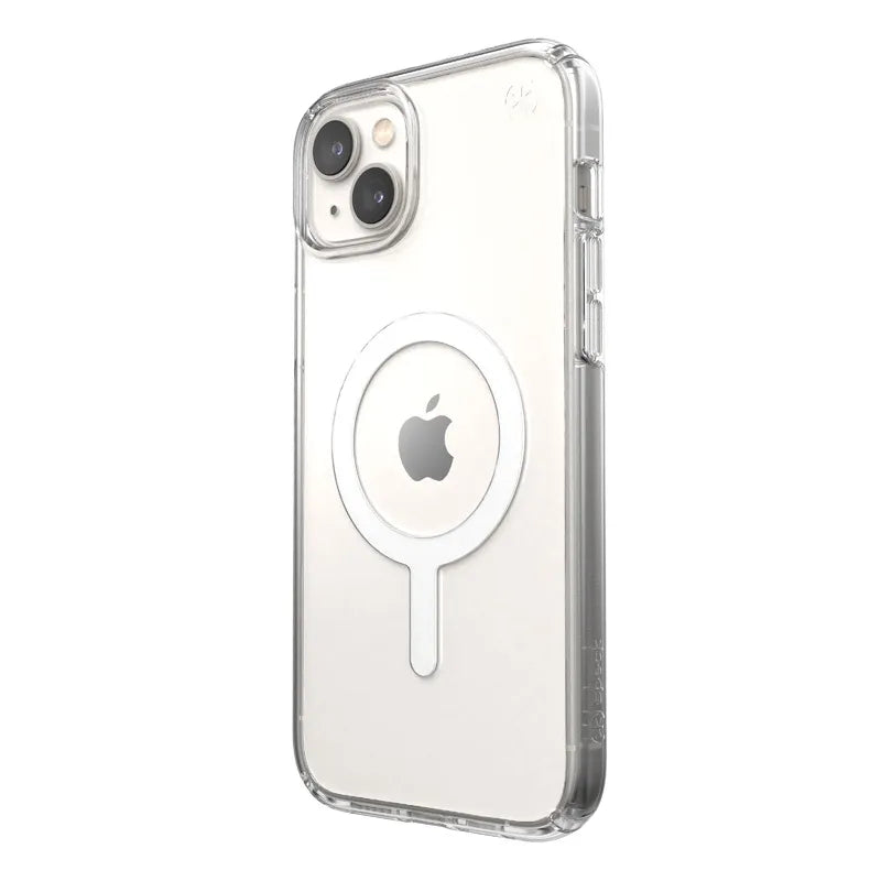 Speck Presidio Perfect-Clear + MagSafe – dėklas, skirtas iPhone 15 Plus / iPhone 14 Plus (skaidrus)