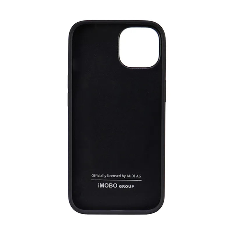 Audi Synthetic Leather - dėklas iPhone 14 (juodas)