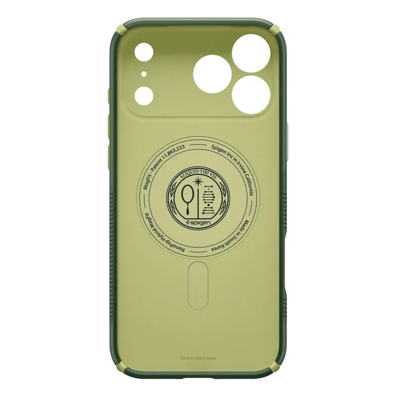 Spigen Nano Pop Mag MagSafe – dėklas, skirtas iPhone 18 Pro Max / 17 Pro Max (Avo Green)